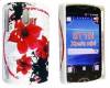 Θήκη σκληρή για Sony Ericsson st15i Xperia Mini κόκκινα λουλούδια Θήκη σκληρή για Sony Ericsson st15i Xperia Mini κόκκινα λουλούδια